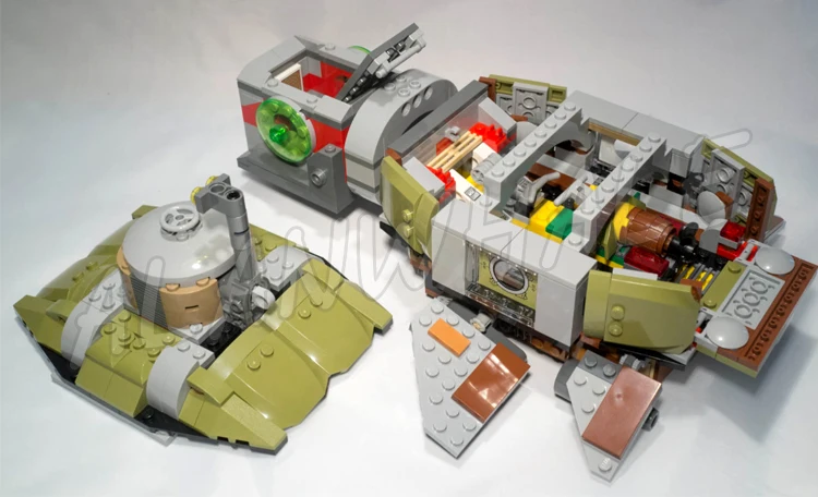 683 шт. Shinobi черепаха Sub подводная погоня лодка акула 10265 строительные блоки игрушки