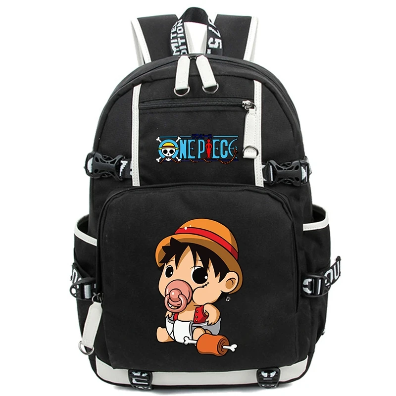 

Anime One Piece Students Boys Girls Schoolbag Backpack Children Teenager Cartoon Bagpack Waterproof School Bag Mochilas