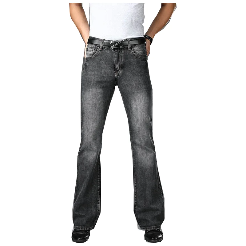 

New Corduroy pants Mens Business Casual Slim Bootcut Flared for Men Boot Cut Flare White Red Black Long Trousers