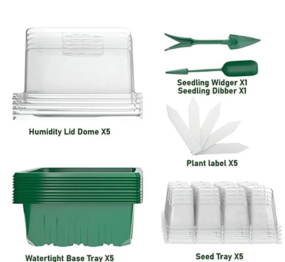 Пластиковый горшок для рассады выращивания растений 12 отверстий 4/5/6 шт.