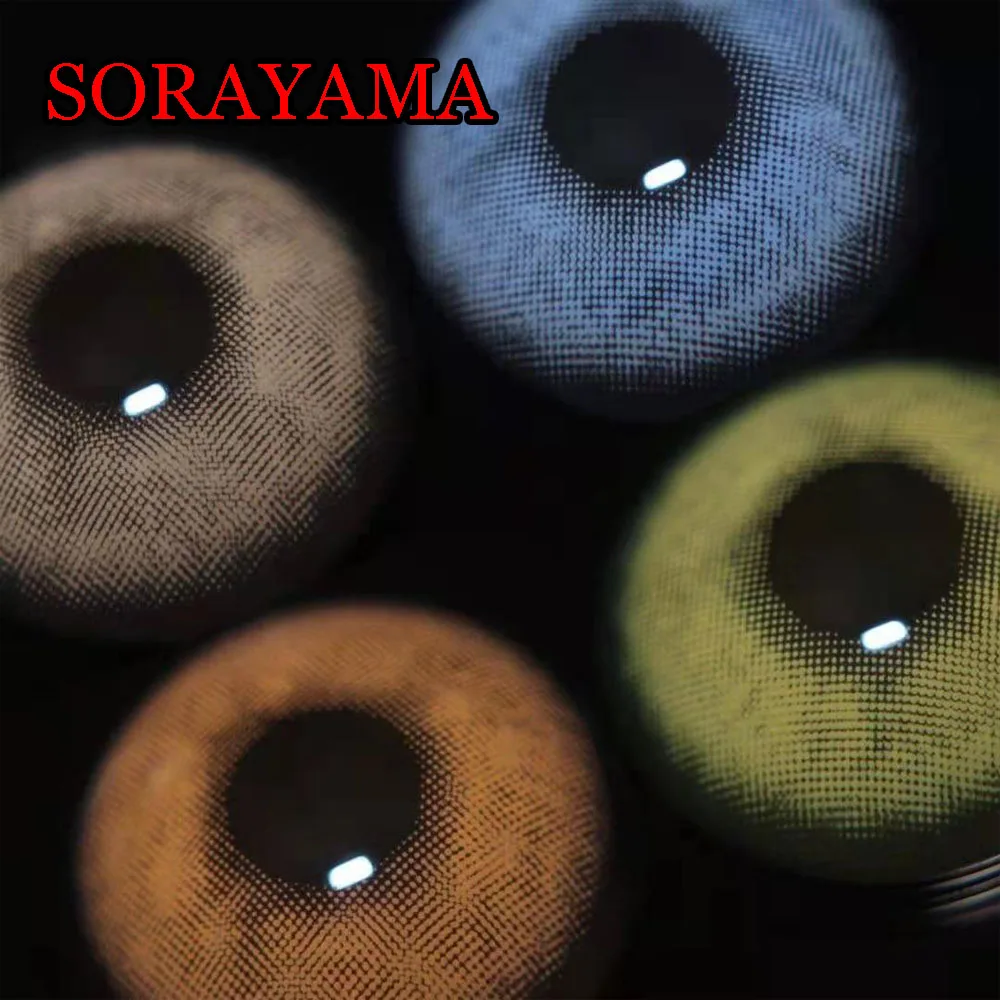 

Hotsale 14.00mm Color Contact Lenses for Eye Soft Eyewear Glasses Prescription lentes de contacto Sorayama Green