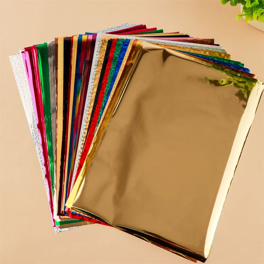 100 шт./упак. Реактивная фольга с тонером 25 разноцветная формата А4 для