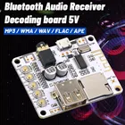 Плата аудиоресивера Bluetooth с USB-разъемом для TF-карты, декодирование воспроизведения, выходное напряжение 5 В, 2.1, беспроводной стерео музыкальный модуль