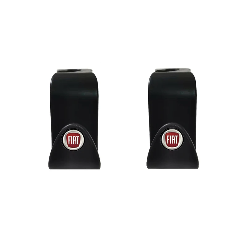 

2 шт., крючок для подголовника сиденья, вешалка для хранения, аксессуары для интерьера для FIAT 500 Abarth Punto Tipo Panda Ducato Stilo Fiorino Bravo