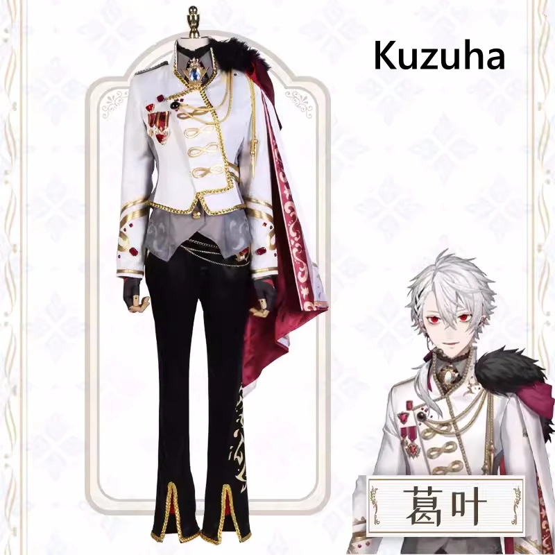 Аниме VTuber геймеры Kuzuha/Kanae косплей мужской женский модный костюм для Хэллоуина