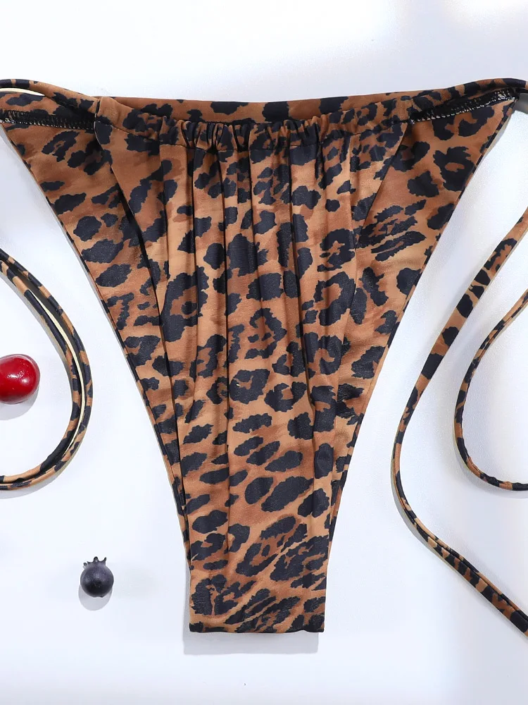 Купальник-бикини Rinabe с леопардовым принтом комплект бикини эффектом пуш-ап