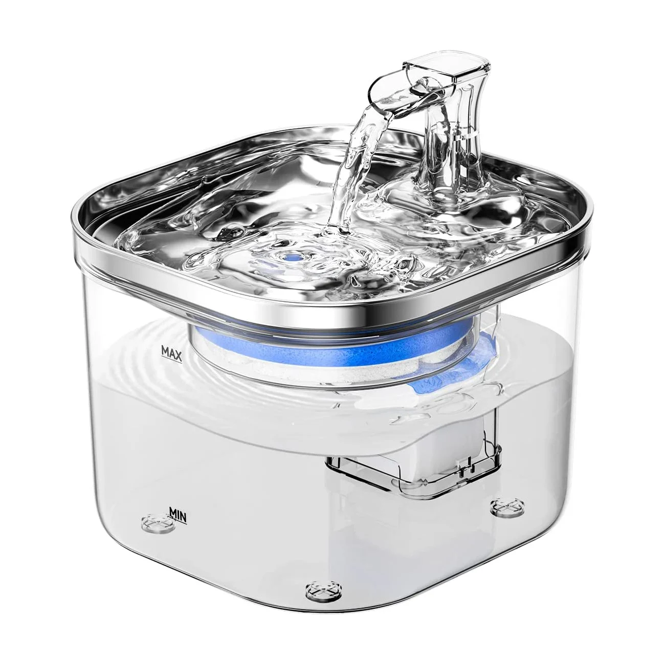 

Dogs Quiet Bowl Pet Automatic Fountain Cats For Water Dog Stainless Cat Dispenser Fountain Pet Multiple Steel Water Water 304