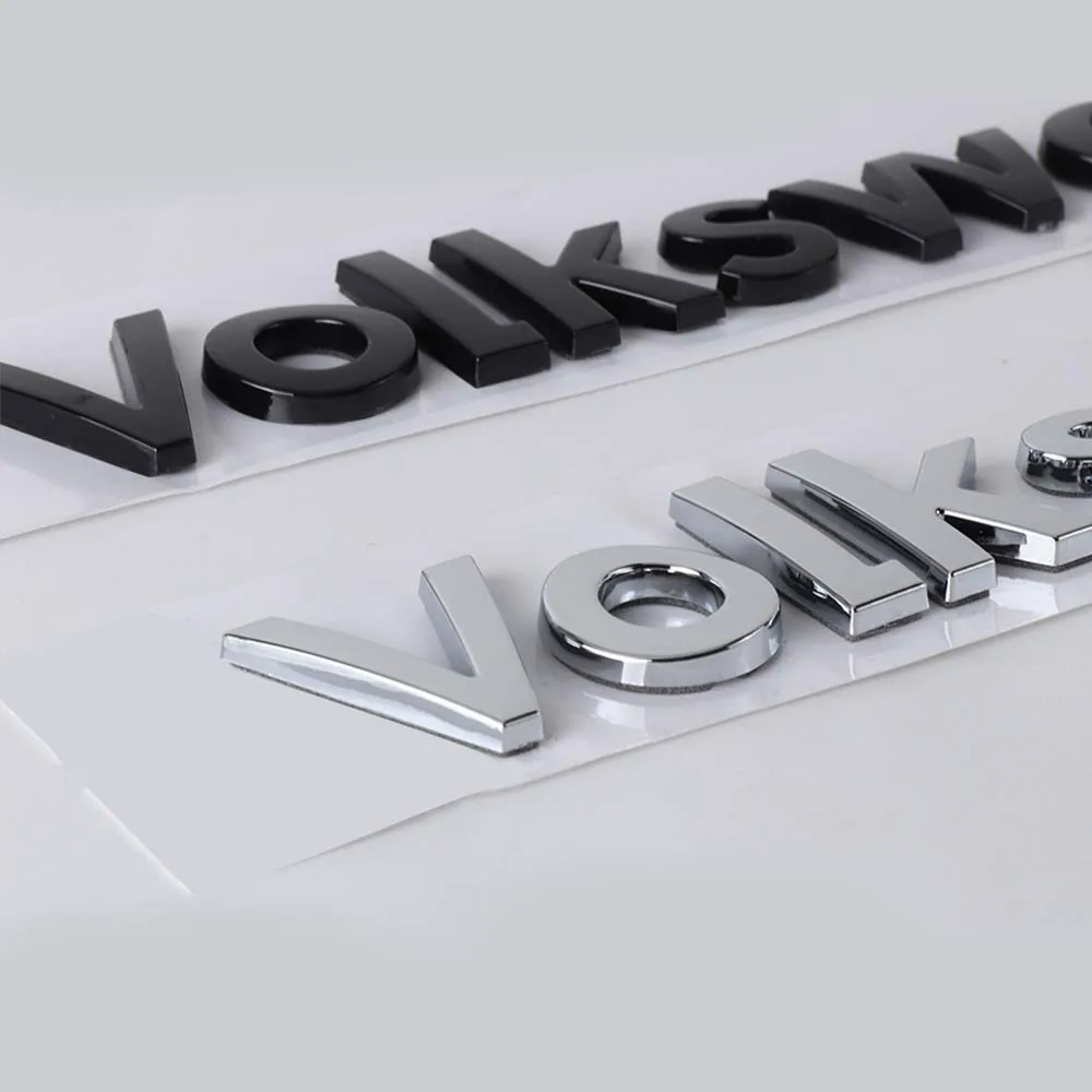 Автомобильный логотип Volkswagen эмблема багажника задняя наклейка на кузов