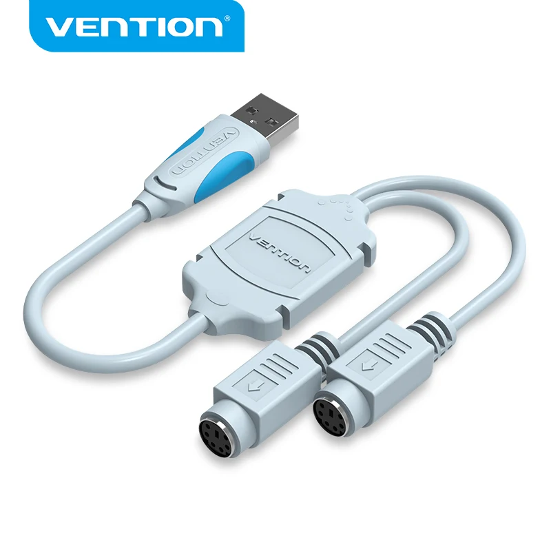 Vention USB Converter Cable for Keyboard Mouse USB Male to PS2 Female Converter adapter Cable For Laptop Connect Keyboard USB