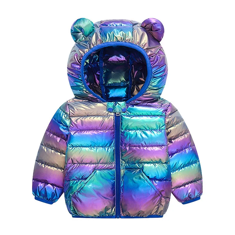 

Autumn Winter Jackets And Coats For Kids Girl Toddler Boys Hooded Warm Down Cotton Padded Outerwear Unisex Children's Clothing