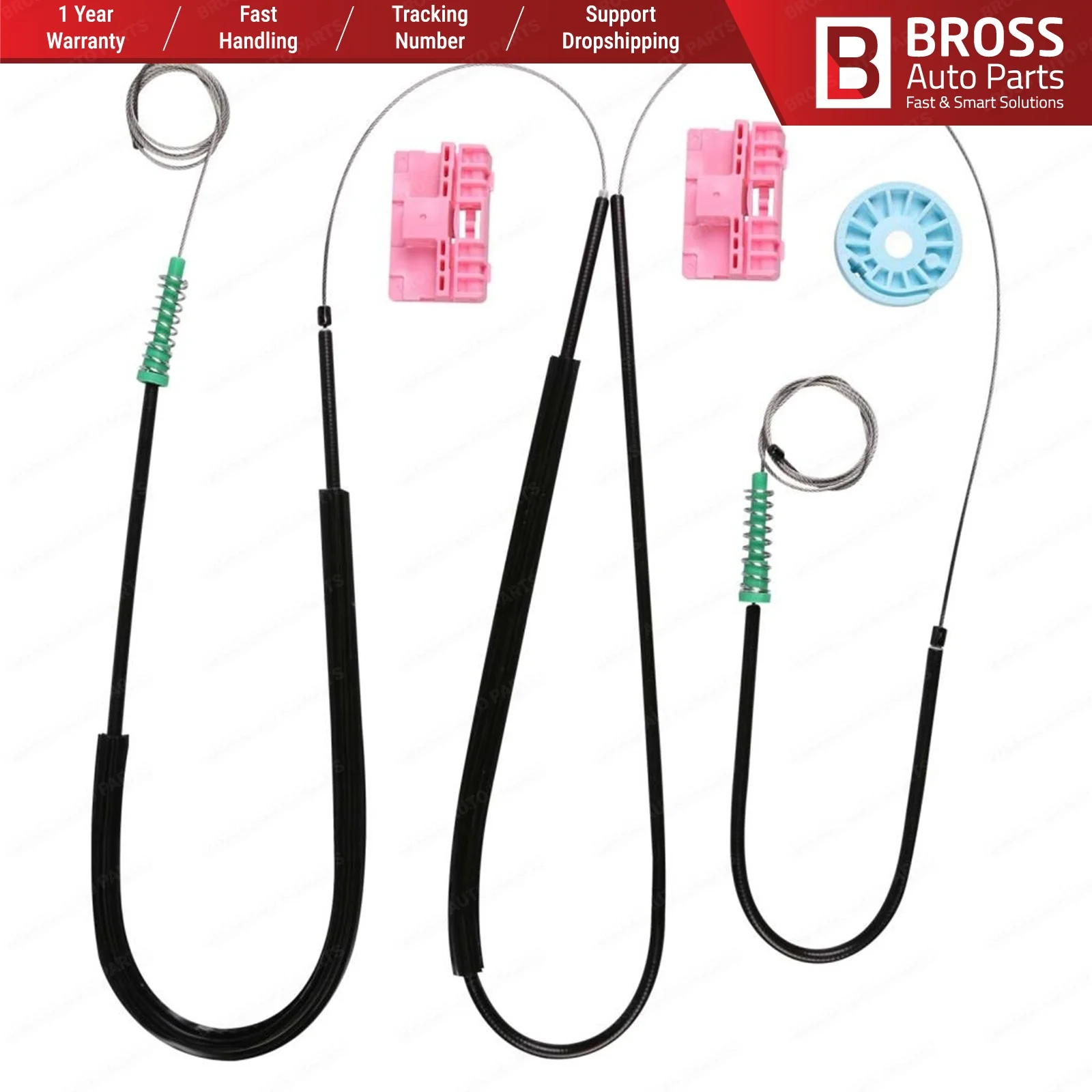 Запчасти для автомобилей Bross BWR650 электрический стеклоподъемник комплект ремонта