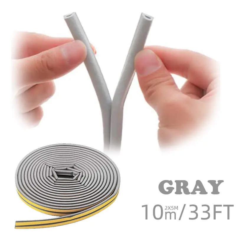 Серая Плотная Пенопластовая Лента Звукоизоляционная Амортизирующая