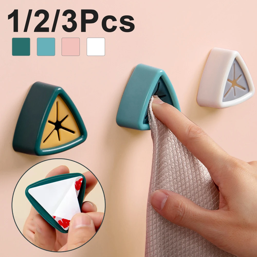 

Creative Towel Rack Punch-free Storage Hook Kitchen Rag Plug Hand Towel Wash Towel Rack Towel Plug Bathroom Kitchen Supplies