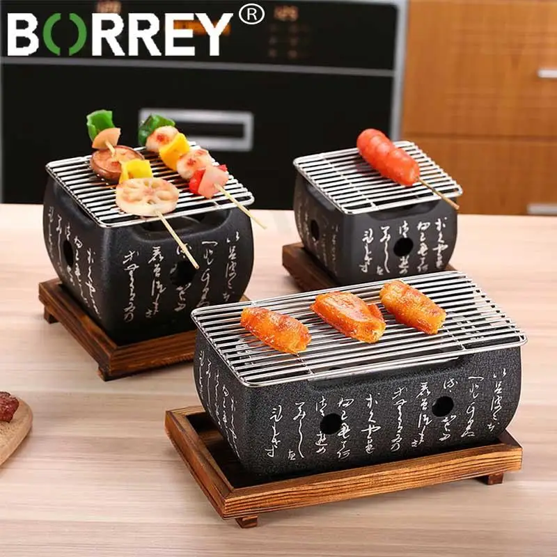 

Карбоновая плита BORREY, подставка под чайник, гриль для барбекю, приготовление еды из углеродного волокна, печь для приготовления пищи, спиртовой гриль, бытовые инструменты для барбекю