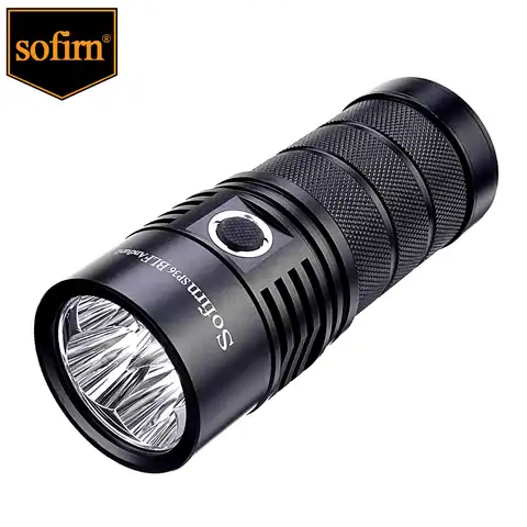 Мощный светодиодный фонарик Sofirn SP36 BLF Anduril 4 * Samsung LH351D, 18650 лм, с зарядкой от USB, 5000K, CRI 90