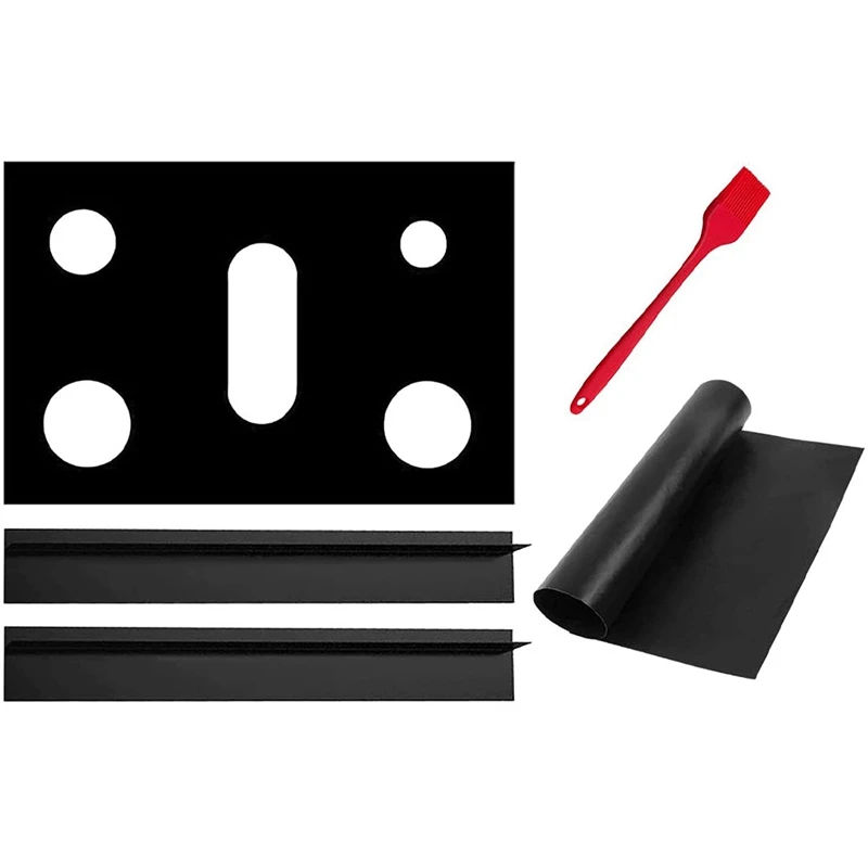 

Крышка для газовой плиты Samsung с 2 шт. в упаковке, многоразовые вкладыши для духовки на дне электрической духовки и газовой духовки