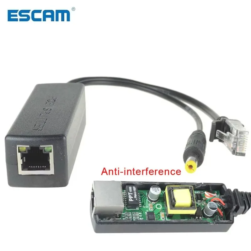 

ESCAM PoE Разветвитель 48В на 12В 15Вт для IP-камеры
