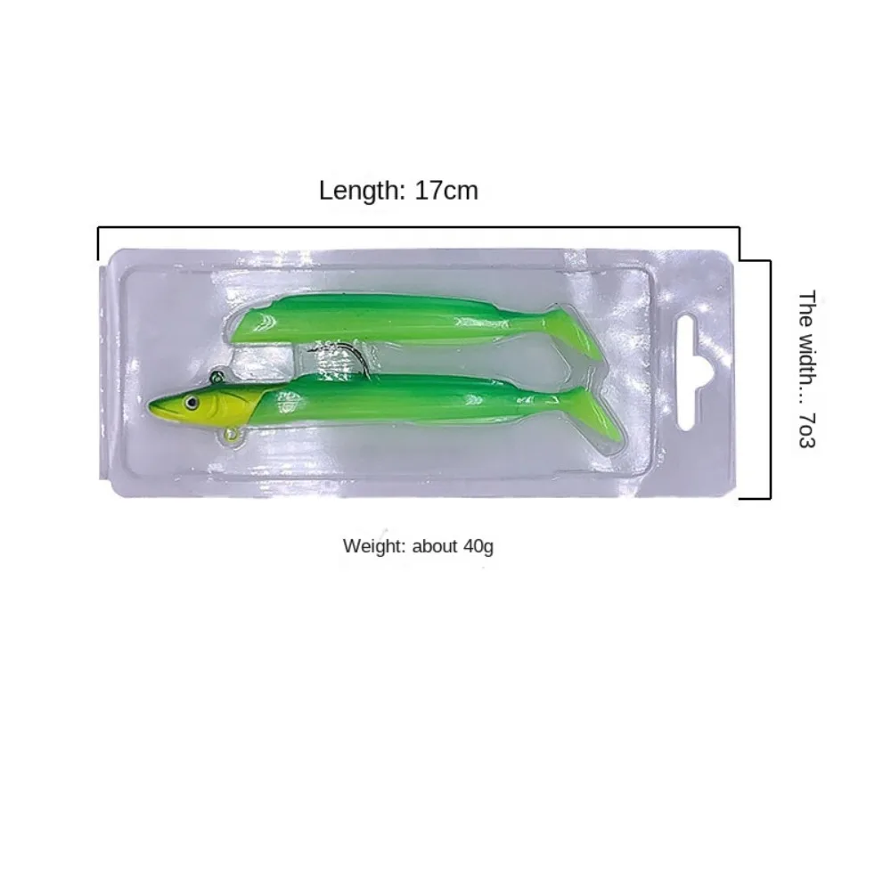 2024 приманка в виде рыбьего угря из углеродистой стали перья скумбрии треска