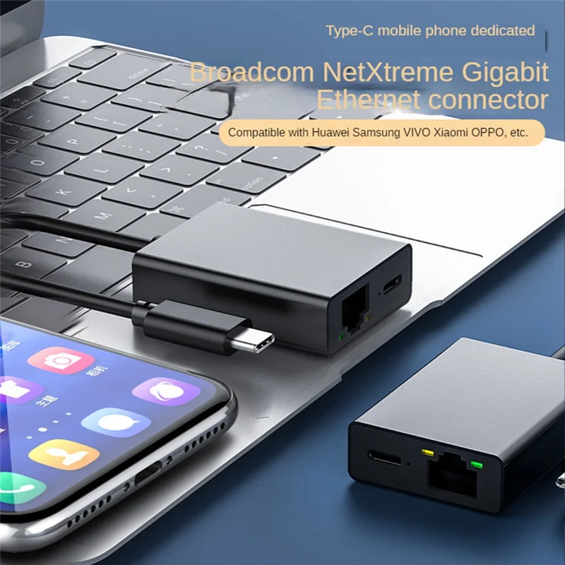 USB-адаптер с портом Type-C на Ethernet 4K