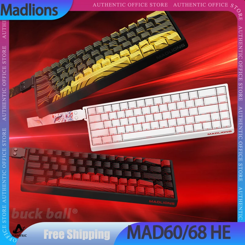 Madcatz Mad60 Mad68 HE Магнитный переключатель Проводная клавиатура 8k Механическая