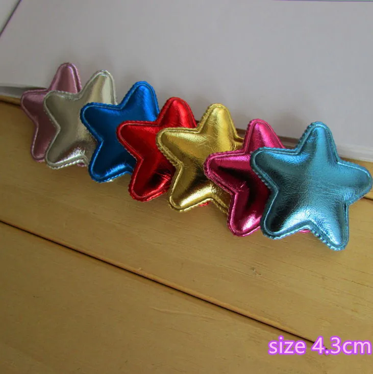 5 шт. полиуретановые нашивки с мягкой фетровой звездой аппликации для одежды