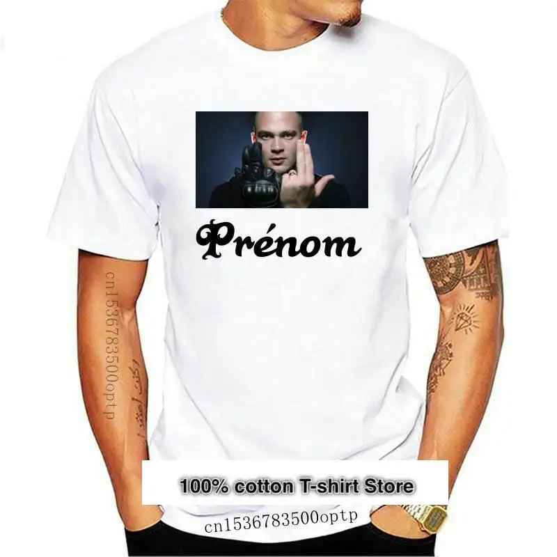 

Camiseta personalizada JUL con Prenom, camisa de Col Rond BLANC, 190G, nueva