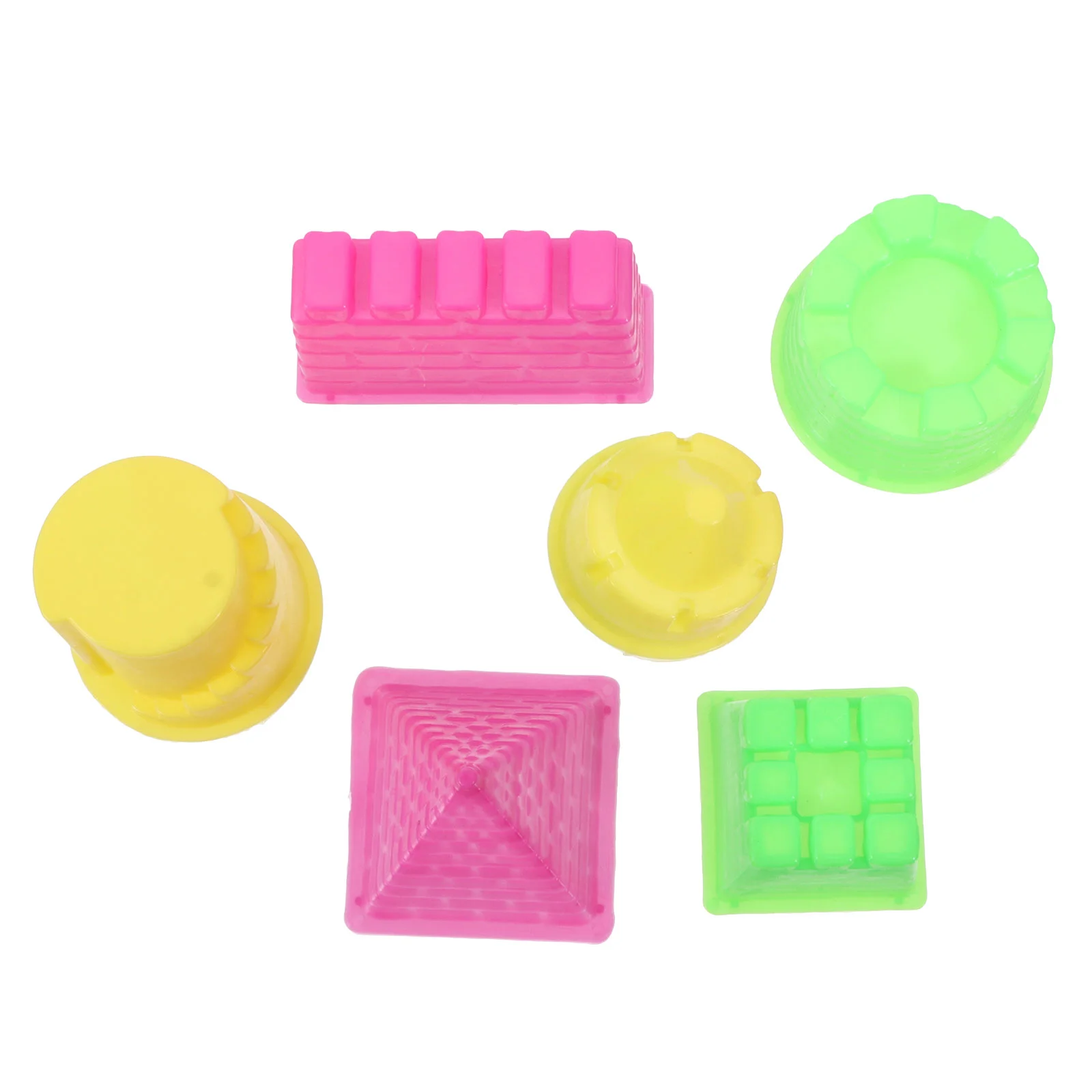 

30pcs Castle Model Portable Practical Stylish Creative Beach Playing Set Kids Beach Castle Building Mold