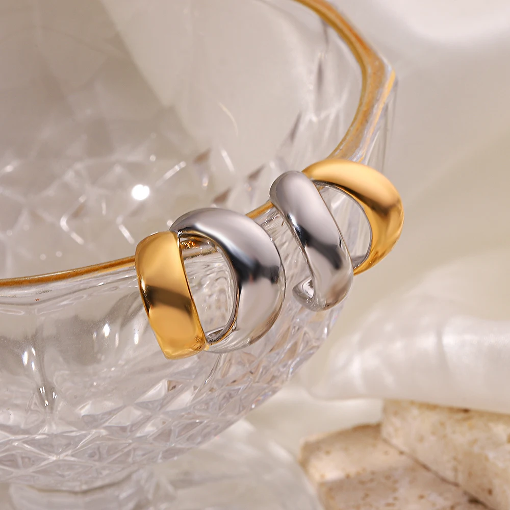 Greatera женские ретро нишевые яркие двухцветные серьги геометрической формы