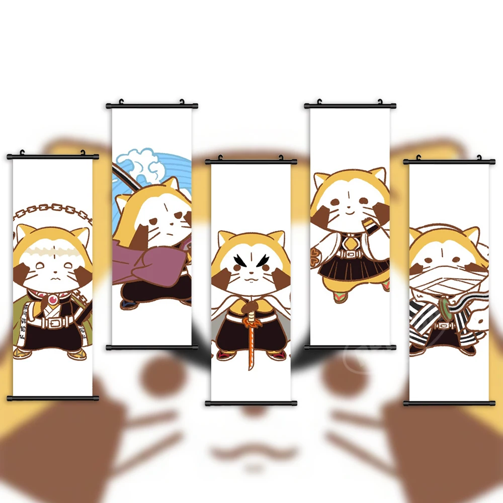 

Demon Slayer Wall Art Anime Scroll Hanging Iguro Obanai Painting Canvas Rengoku Kyoujurou Poster Picture Print Home Decoration