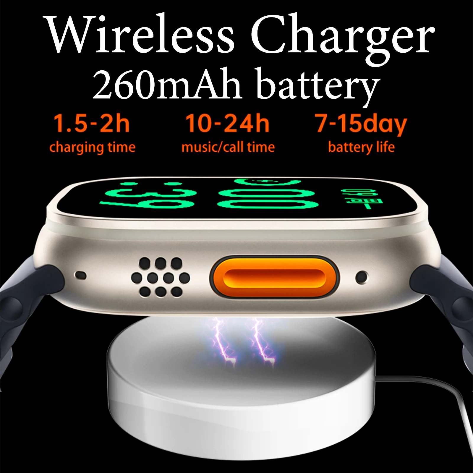 LEMFO iwo watch ultra series 8 NFC smartwatch men women Bluetooth Call IP68 Waterproof Wireless Charging smart Android iOS - купить по