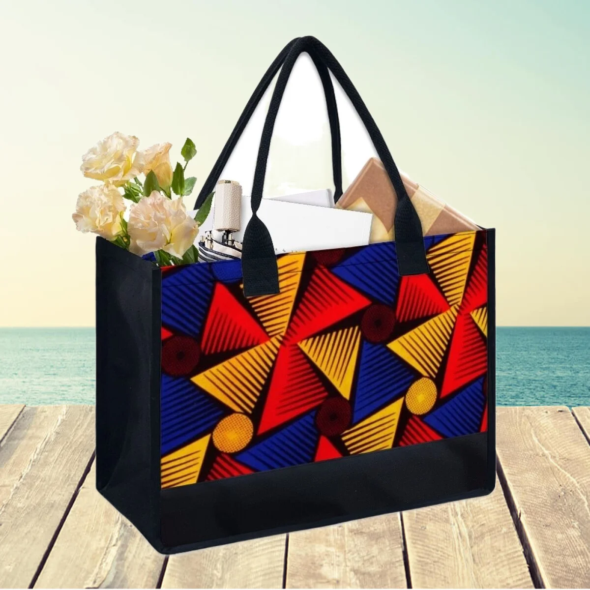 

Color Geometry The Tote Bags Outdoor Street Casual Portable Large Capacity Luxury Designer Handbags Tendance Bolsas Para Mujeres