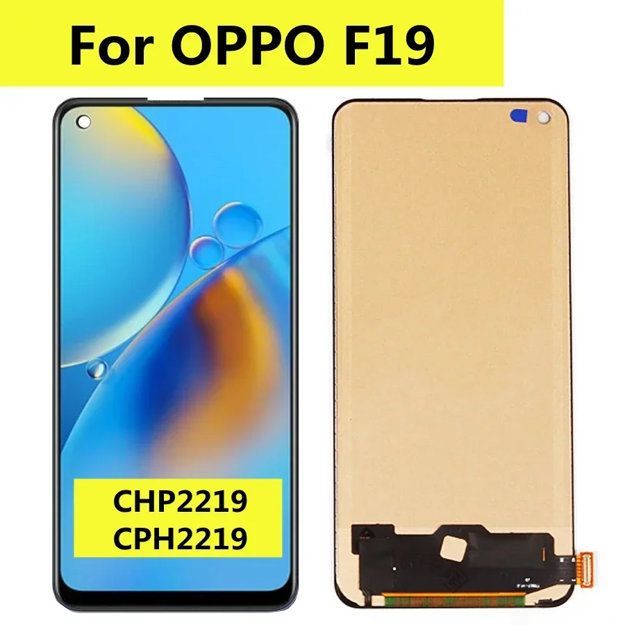 6 43 &quotTFT для OPPO F19 ЖК-дисплей сенсорная панель дигитайзер экрана в сборе CHP2219CPH2219