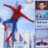 30cm spiderman homecoming action figure spider man figurine moveable doll collectible model decoration toys for children gift