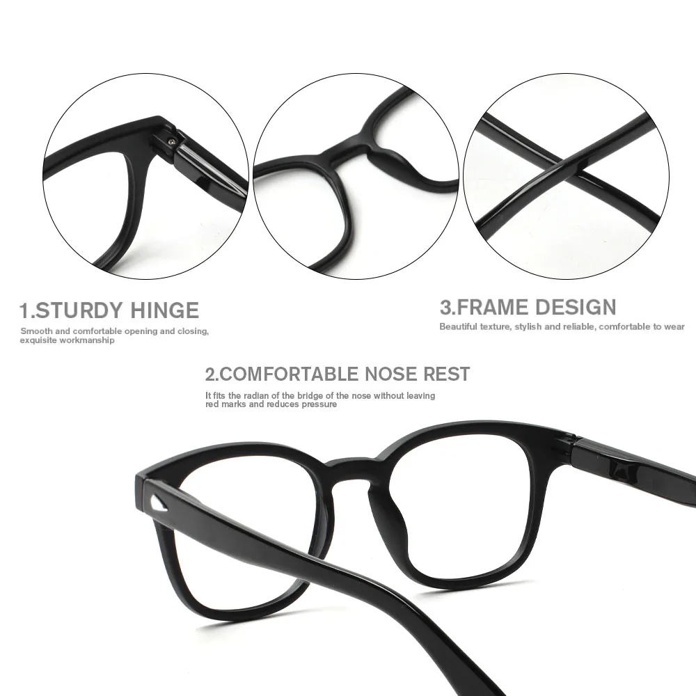 Очки для чтения с защитой от синего света мужские и женские высококачественные