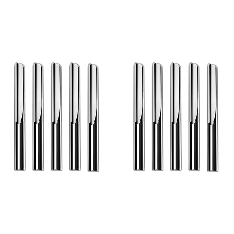 

Прямые фрезы с двумя зубьями 6 х32 мм, 10 шт./партия, для дерева, ЧПУ, прямые гравировальные резаки, карбидные торцевые фрезы, режущие Фрезы Mil