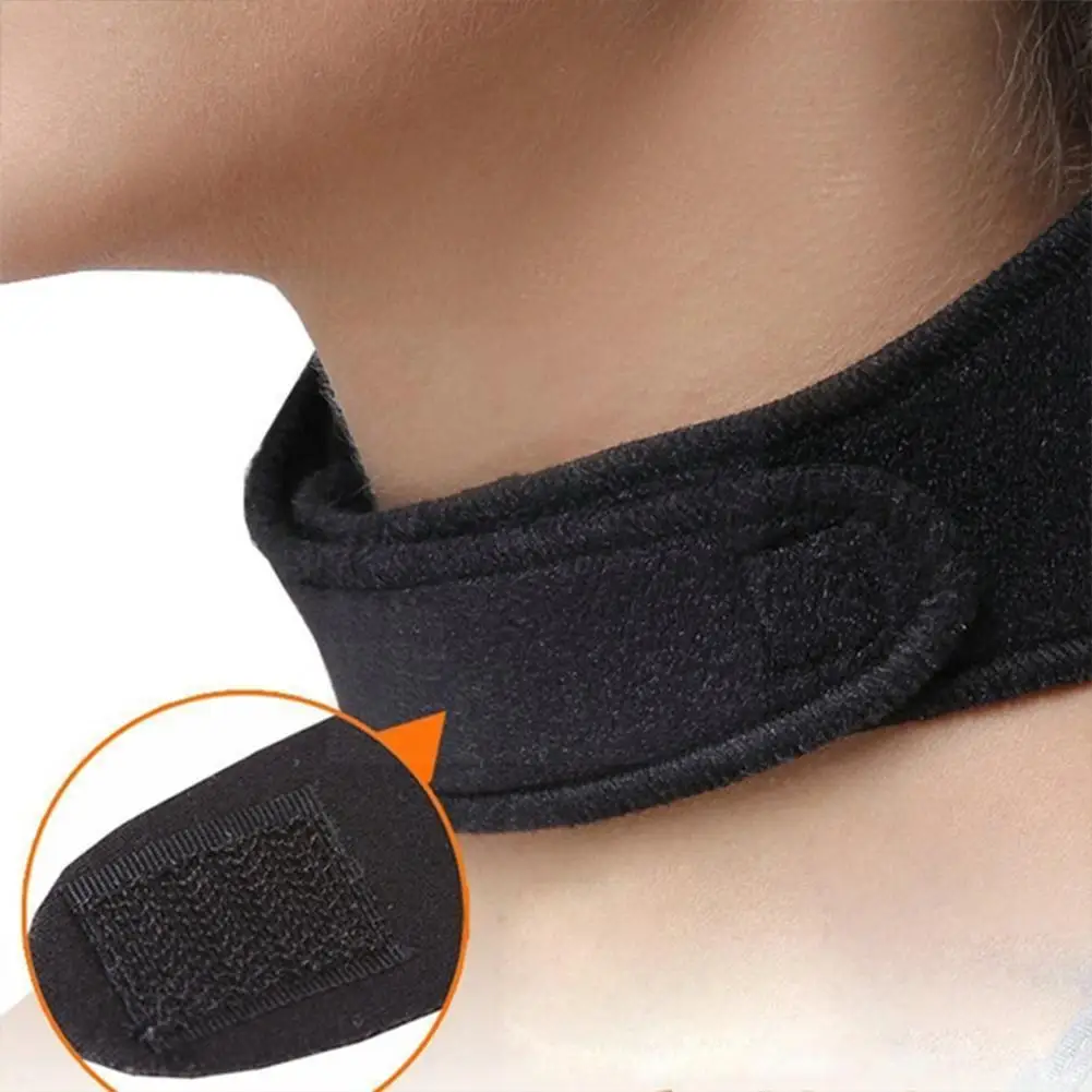 

Neck Massager Self-heating Magnetic Warm Therapy Thermal Neck Self-heating Protector Massager Support Pad Neck Belt G0j2