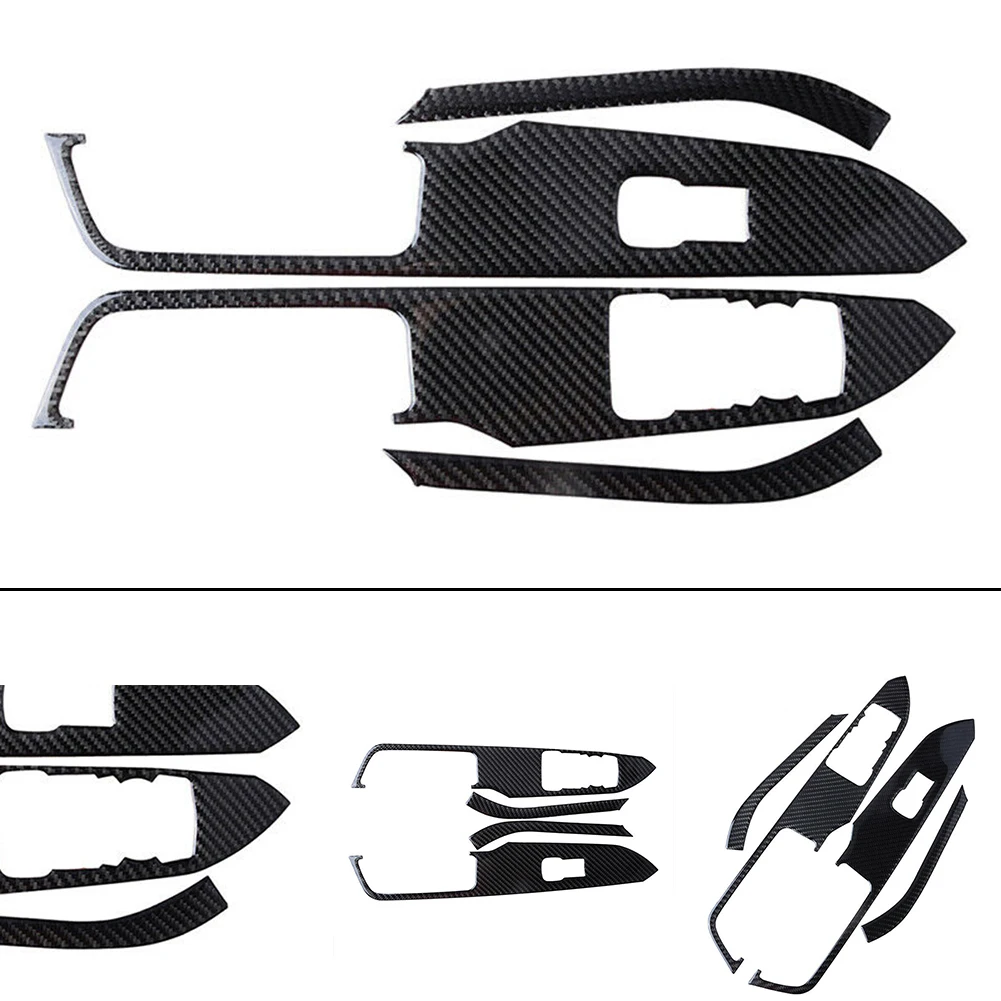 

Door Cover Window Switch Cover Trim Trims Truck 1 Set Accessories Body Moldings Car For Ford Mustang 2015-2021