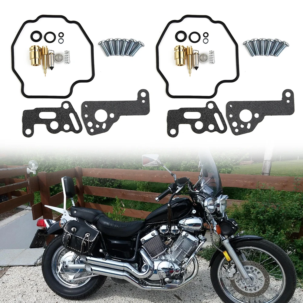 

2 Set Carburetor Rebuild Direct Replacement Durable Easy Installation Easy To Carry Fit For YTR Virago Light Weight A