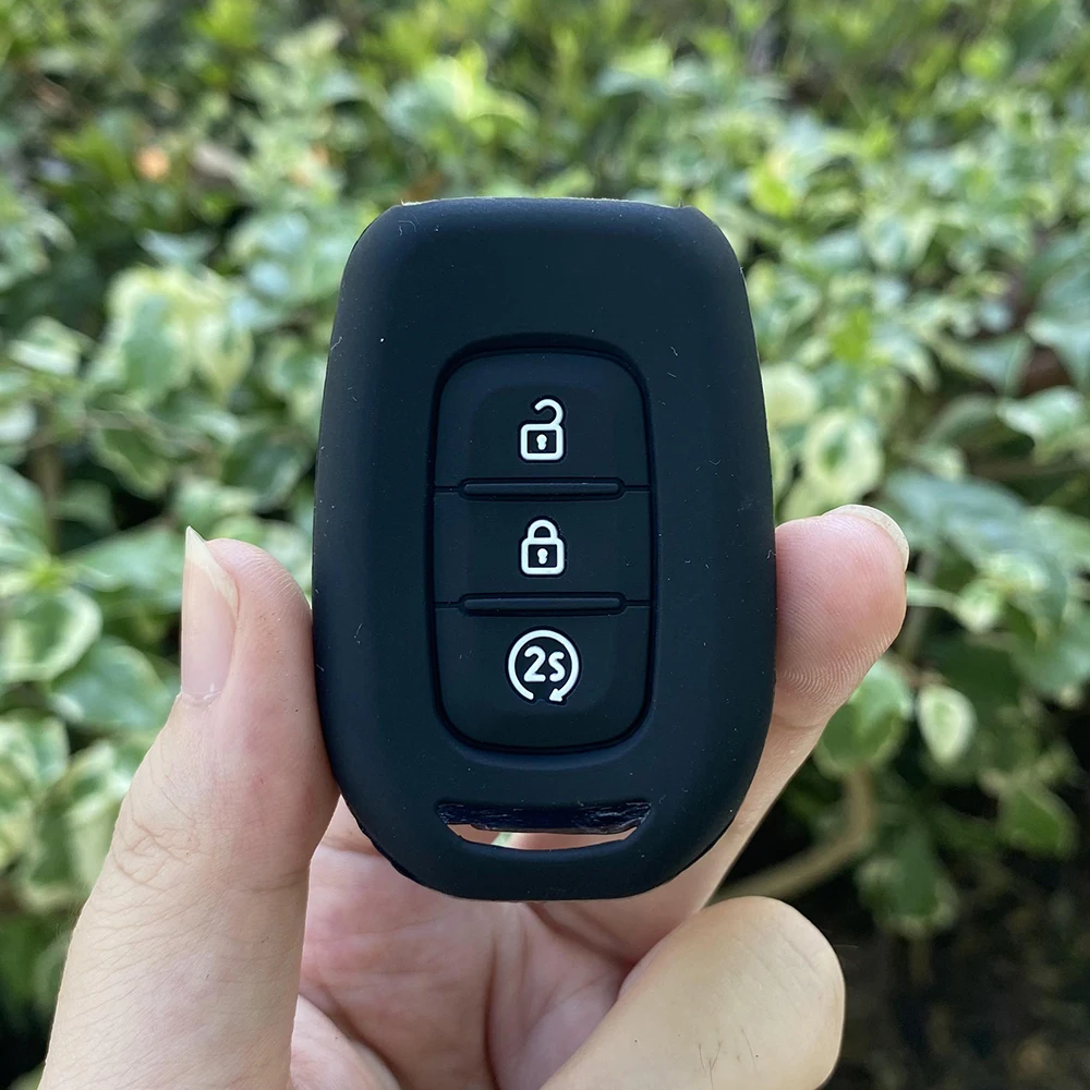 

Силиконовый чехол для автомобильного ключа с 3 кнопками, защитный чехол для телефона, аксессуары для брелоков Renault Duster, Megane, Duster, Sandero, Kangdoo, Captur, Volkswagen