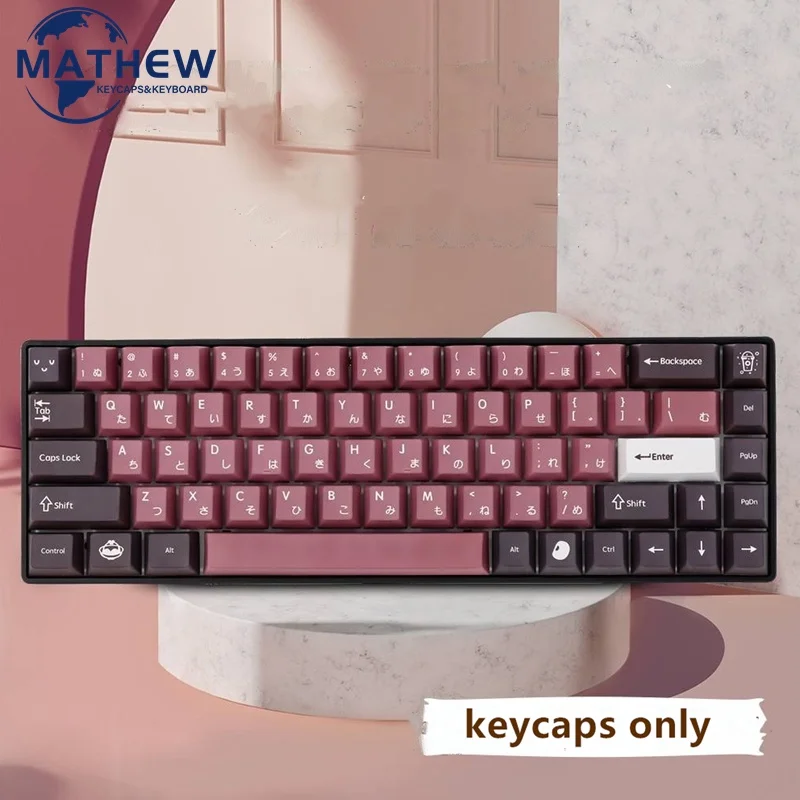 

GMK Clone Bingsu 129 Keys PBT Keycaps Cherry Profile Sublimation DYE-SUB for 61 64 84 104 108 Layout Mechanical Keyboard