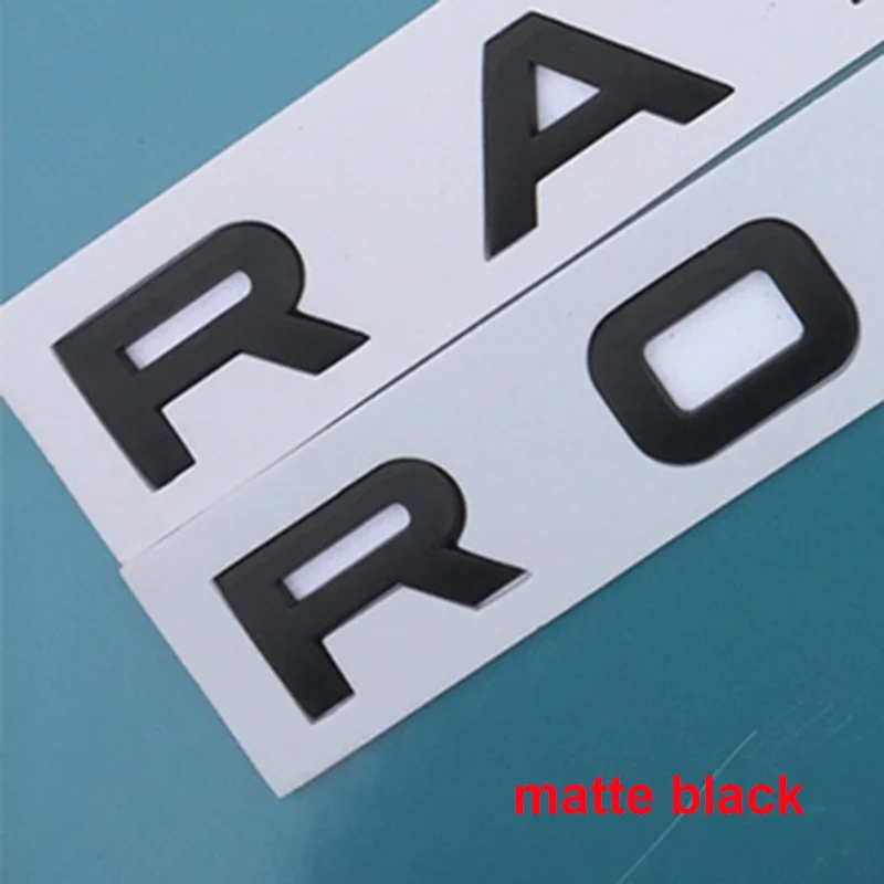 Эмблема с буквами для RANGE ROVER VELAR SV, автобиография Ultimate Edition DISCOVERY, спортивный Стайлинг автомобиля, логотип багажника, значок, наклейка