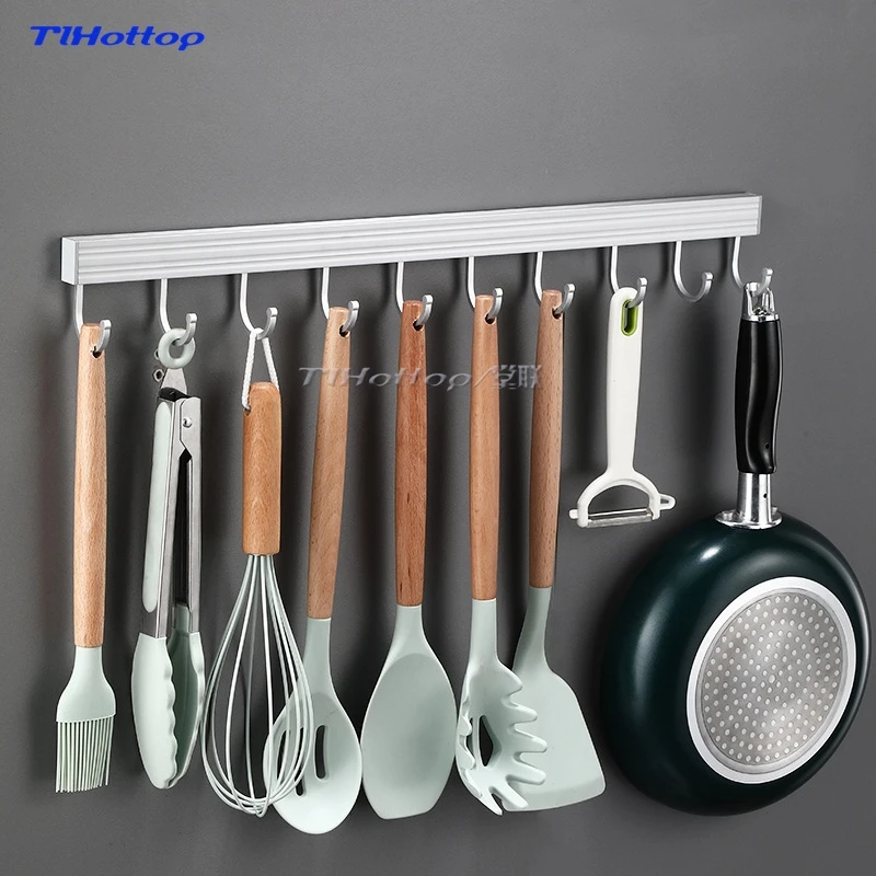 Кухонный крючок настенная подвесная полка многофункциональная подвеска для