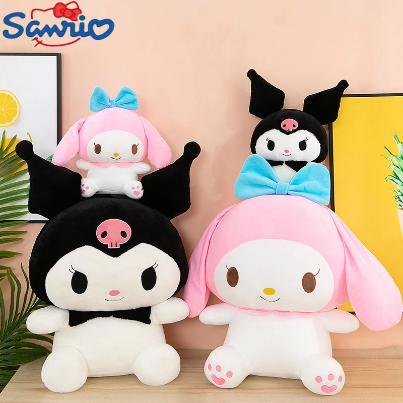 

Anime Sanrio New Arrivals My Melody Plush Filled Toys Kawaii Large Kuromi Throw Pillow Gift For Daughters And Children Doll