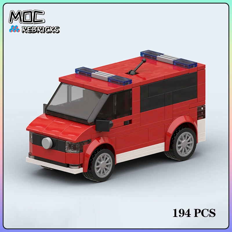 Серия «город», строительный блок немецкой аварийной службы «Доктор» и Австрийская пожарная дорога, модель самостоятельной сборки игрушек