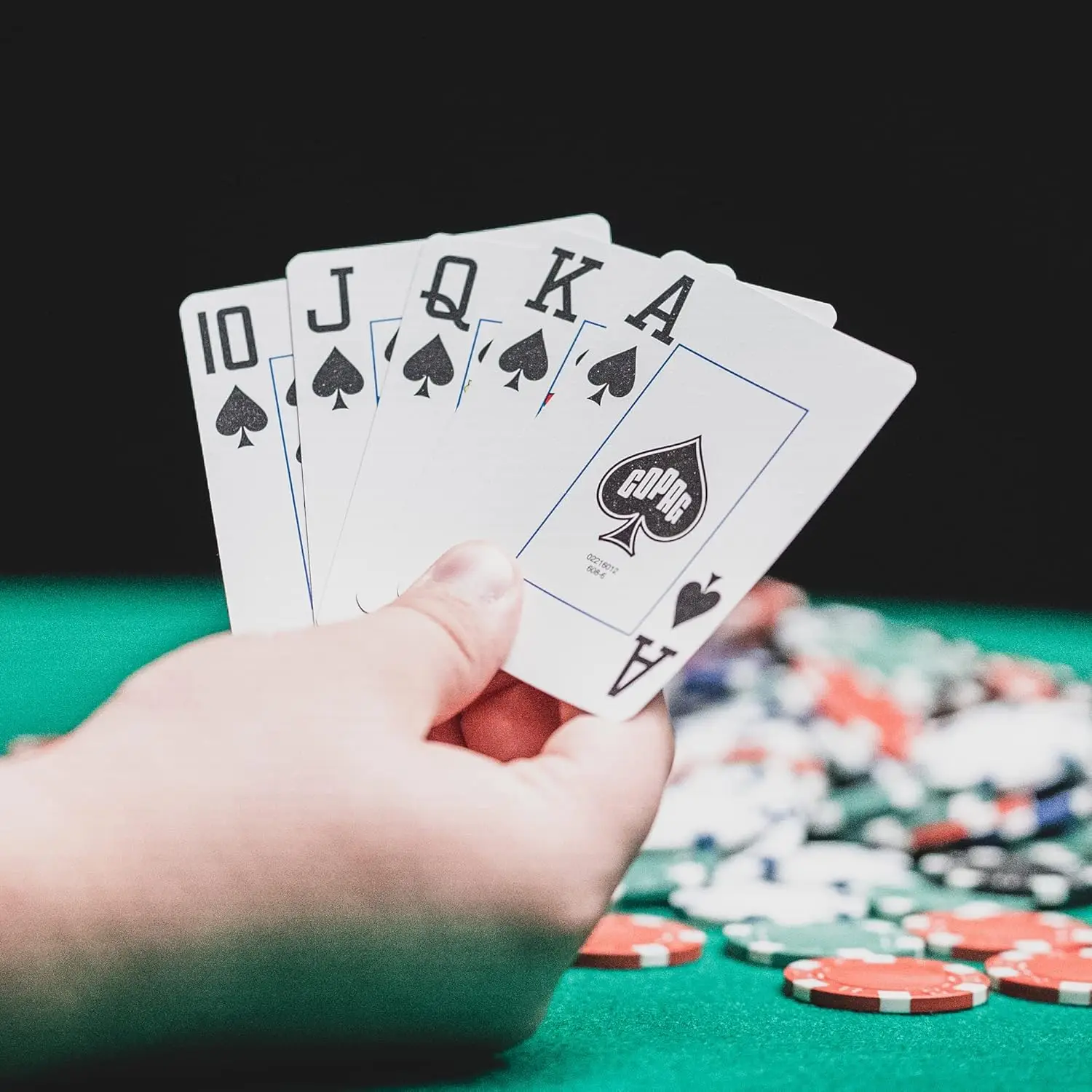 Фото Колода игральных карт Copag Elite из 100% пластика с маркировкой штрих-кодом для анализатора покера №4