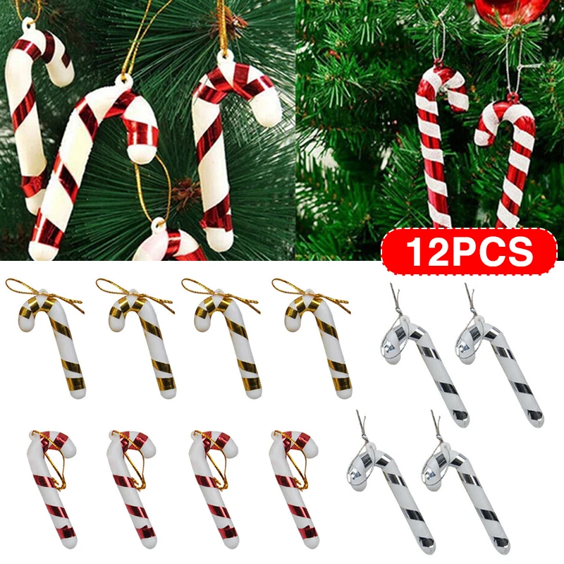 

6 шт./12 шт., подвесные мини-украшения для ёлки