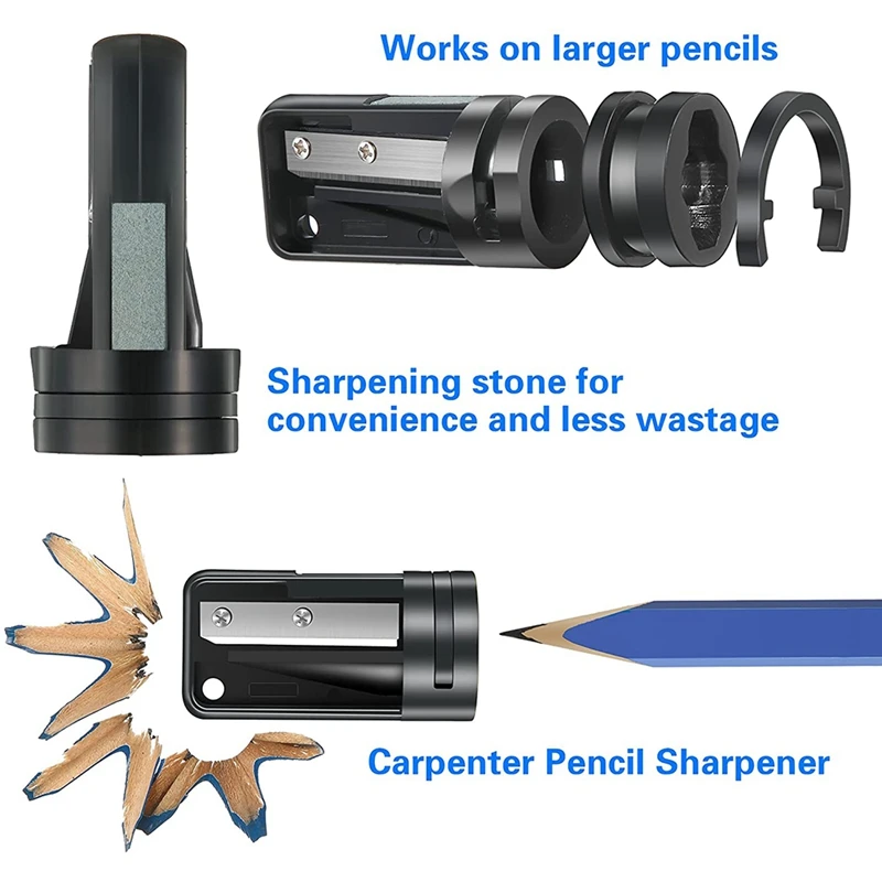 Набор карандашей для деревообработки 7 дюймов восьмиугольный плотничный маркер