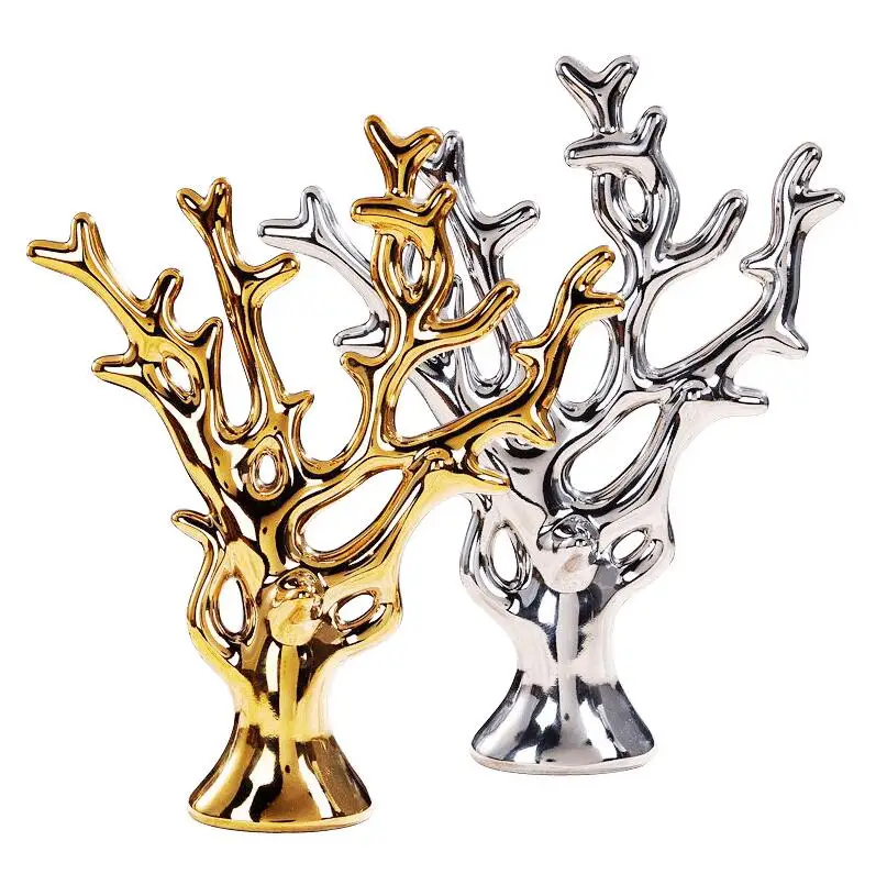 Современный керамический орнамент в виде животных фигурки лебедя цыпленка