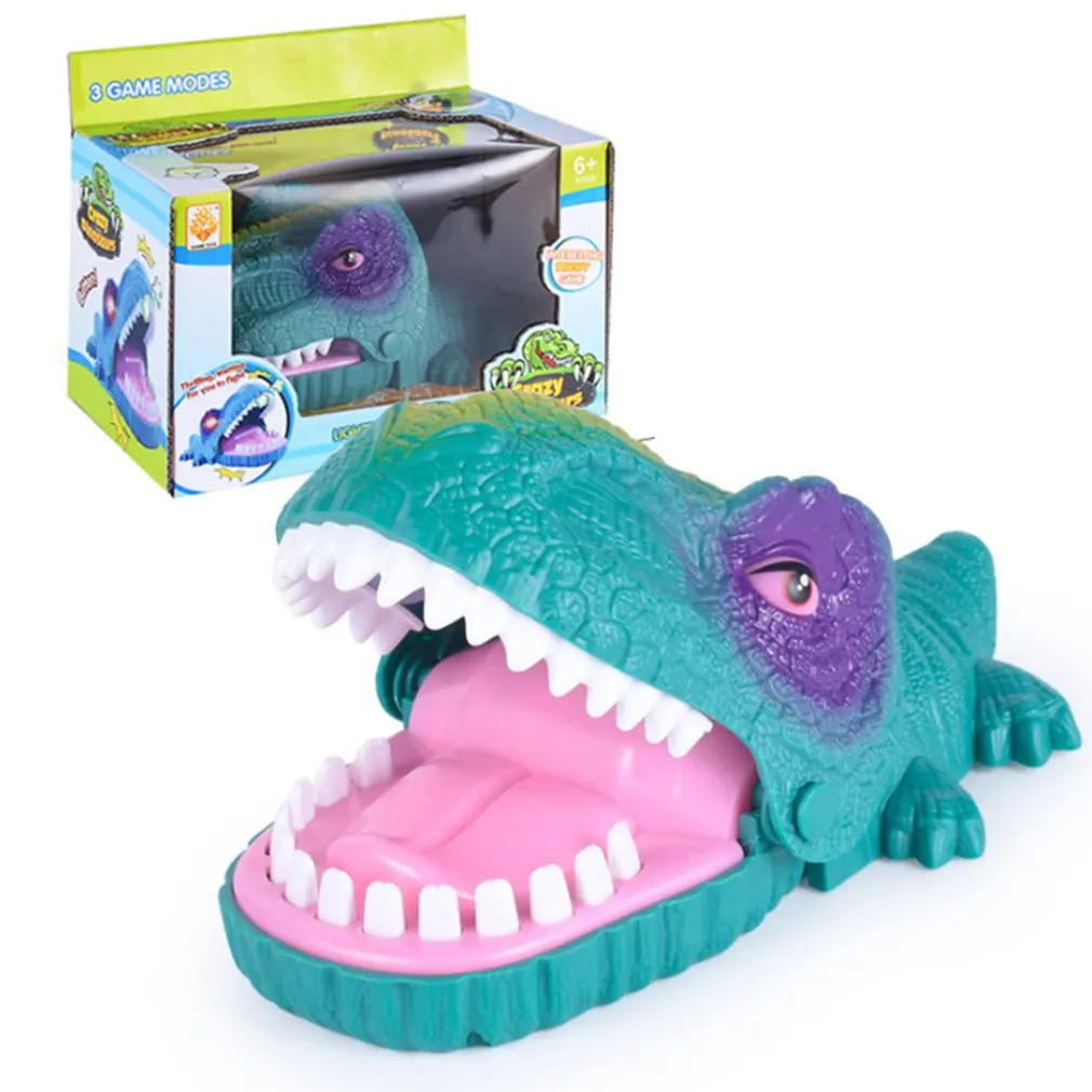 

Crazy Dinosaur LED Teeth Game Toy Perfect Halloween Toy Children's Gift Built-in LED And Roaring Sound