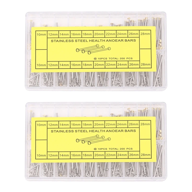 

2 Box Watch Repair Tools Set Kits Watch Strap Screws Assortment Tube Friction Pin Clasps Rivet Ends 10mm-28mm